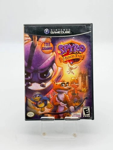 Spyro: A Hero's Tail (Nintendo GameCube, 2004) Video Game w/ Case