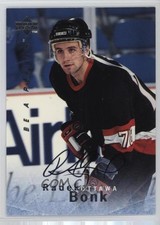 1995-96 Upper Deck Be a Player Auto Radek Bonk #S31 Auto 0t2