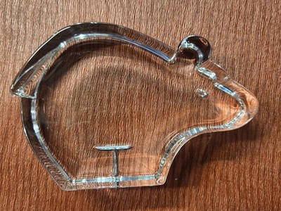 Orrefors Glass/Crystal Paperweight Animal /Mouse