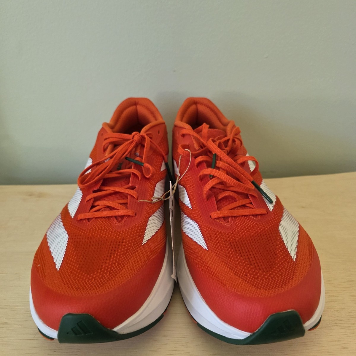 Adidas Adizero SL2 Miami Hurricanes Shoes Men 14 Orange Collegiate Pack JQ0240‎ Adidas Adizero SL2 College Pack Miami | Mercari main image 2