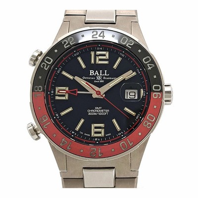 Ball Watch Roadmaster Pilot GMT DG3038A-S1CJ-BK Automatic Titanium Used