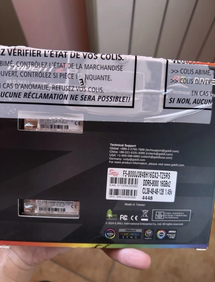 G.Skill Trident Z5 RGB F5-8000J3848H16GX2-TZ5RS 32 GB 2 x 16 GB DDR5 8000 MHz - Immagine 2 di 4