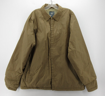 VGT Stussy Jacket Men XL Brown Coach Shirt Coat Skater Streetwear Y2K Minimalist