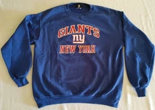 New York Giants Crewneck Sweatshirt Adult Size Large NFL Team Apparel