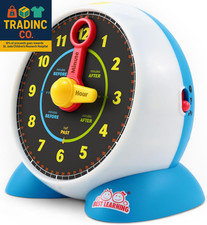 Learning Clock - Educational Talking Learn to Tell Time Teaching Toy with Quiz a