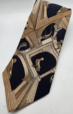 NEW +Tag The Art of M.C. MC Escher Another World 100% Silk Tie Necktie Boxelder