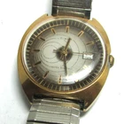 Vintage MCM Men's Timex Wrist Watch Rare Space Age Dial Not Running