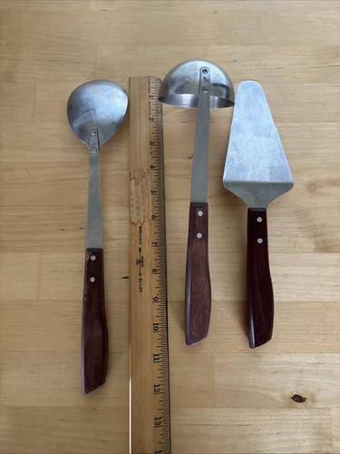 6 Vintage Veri-Sharp Imperial Edelstahl Utensilien Set Servierlöffel Schöpfkelle USA - Bild 6 von 6