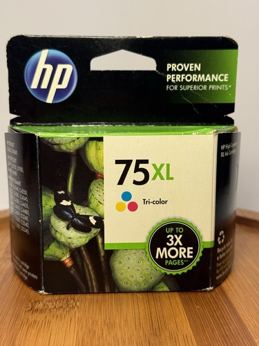 Never OpenHP 75XL Tri-Color Cyan/Magenta/Yellow Ink Cartridge - CB338WN Expired - 第 1/5 張圖片
