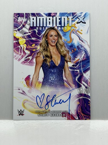 Topps 2025 Exalted WWE Ambient Autographs Stacy Keibler Auto #AMA-SKB