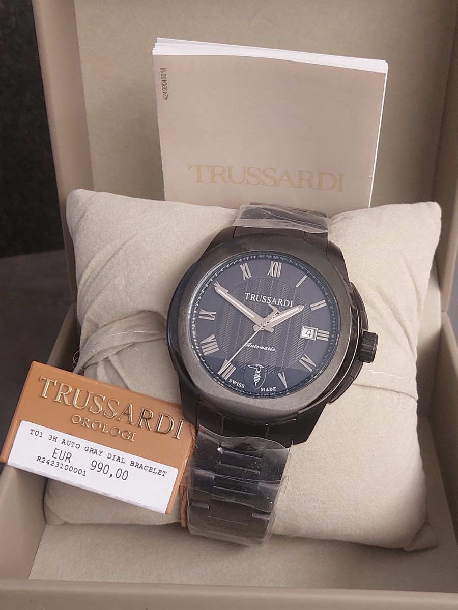 990€ TRUSSARDI SWISS AUTOMATIC 44MM Eta 2824 DIVER NO CHRONO
