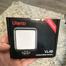 Ulanzi VL49 LED light for photography limited white version 2000 mAh