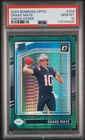 2024 Donruss Optic DRAKE MAYE GREEN HYPER RATED ROOKIE #229 PSA 10 PATRIOTS