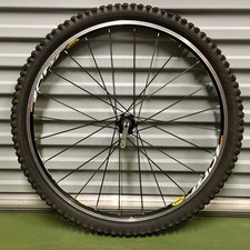 MAVIC Cross Ride Front WHEEL - Retro MTB 26" MOUNTAIN BIKE DISC & RIM-Brake TYRE