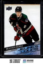 2020-21 Upper Deck Young Guns FRENCH Brayden Burke RC #499 Arizona Coyotes