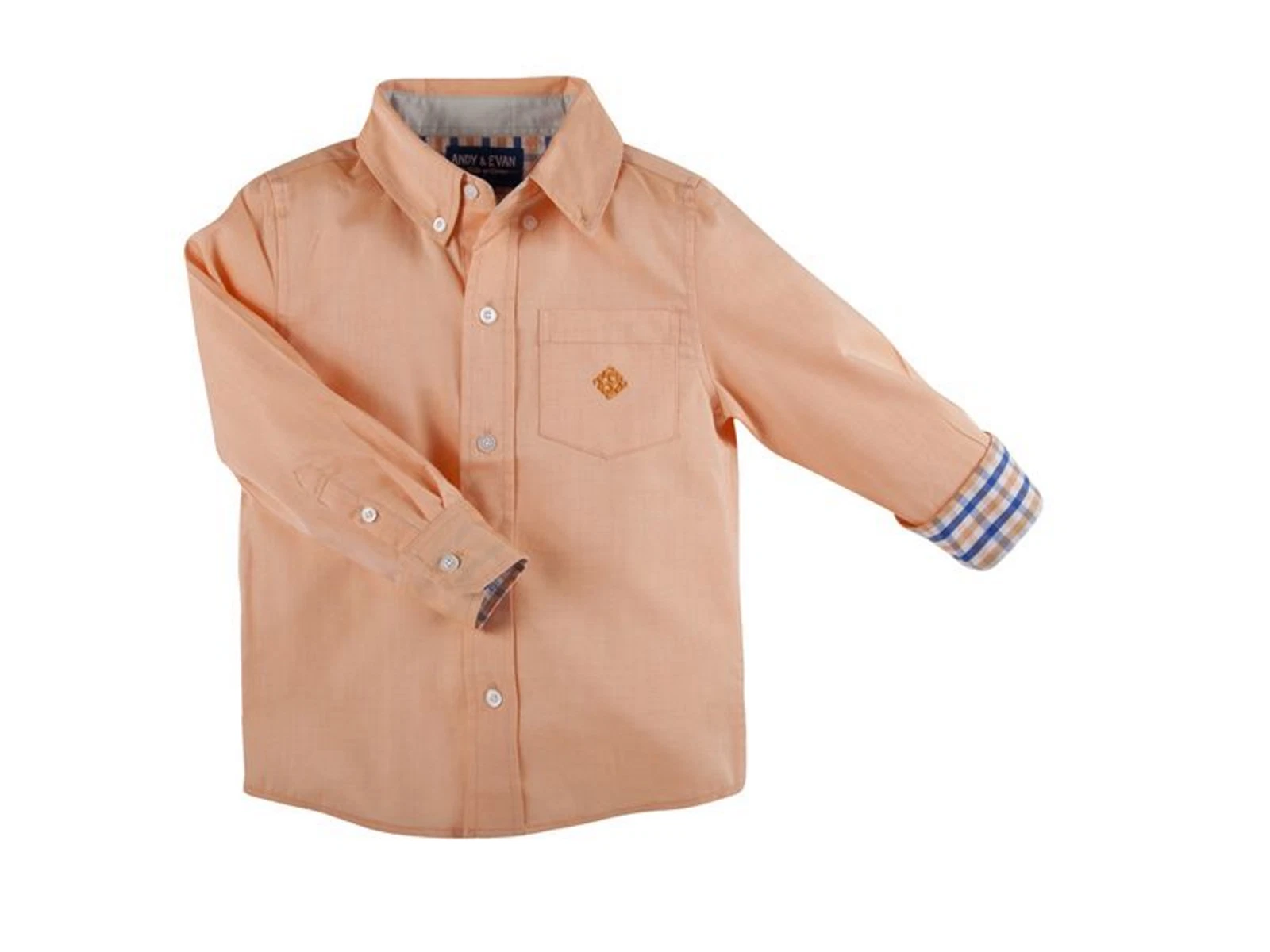 Toddler/Little Boys' White Oxford Shirt by Andy & Evan Retail $48.00