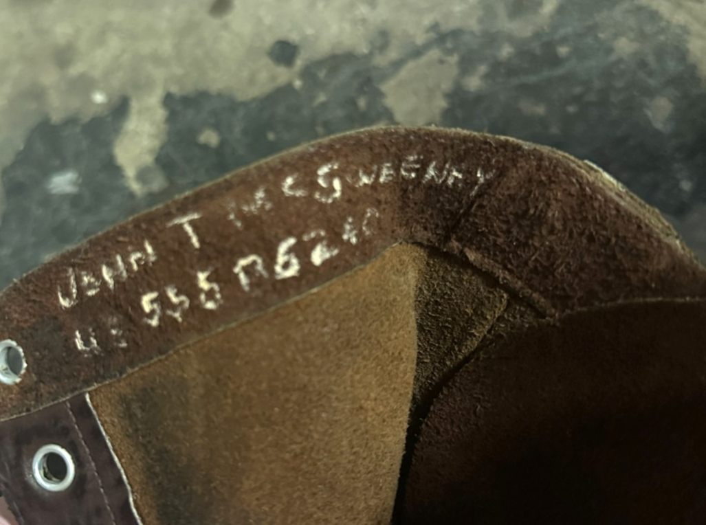 ARMOR TRED MENS VINTAGE BIKER CHELSEA BOOTS BROWN LEATHER MAYBE SIZE 10 ...