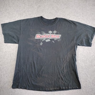 Gary Scelzi NHRA Drag Racing T-Shirt Mens Black Short Sleeve Graphic Tee