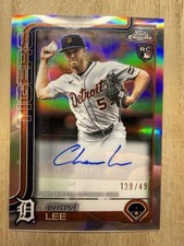 2025 Topps Chrome Update - CHASE LEE - Rookie #AC-CLE Auto Refractor /499