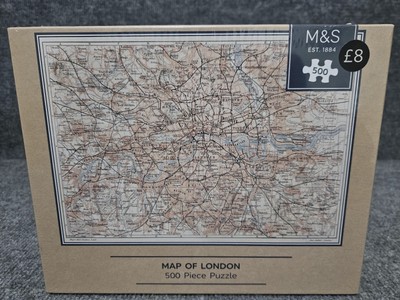 M&S 500 Piece Puzzle MAP OF LONDON