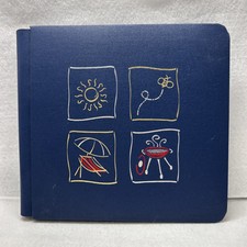 Creative Memories 7x7 Blue Scrapbook Album Summer Fun 12-pages