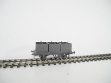 Spur O Finescale Metallbausatz gebaut schlicht schwarz 3 Bunker Kohlewagen