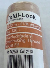 NEW SEALED Toldi Lock Gütermann Col 2910 Serger Overlock Thread Thailand 2734yds