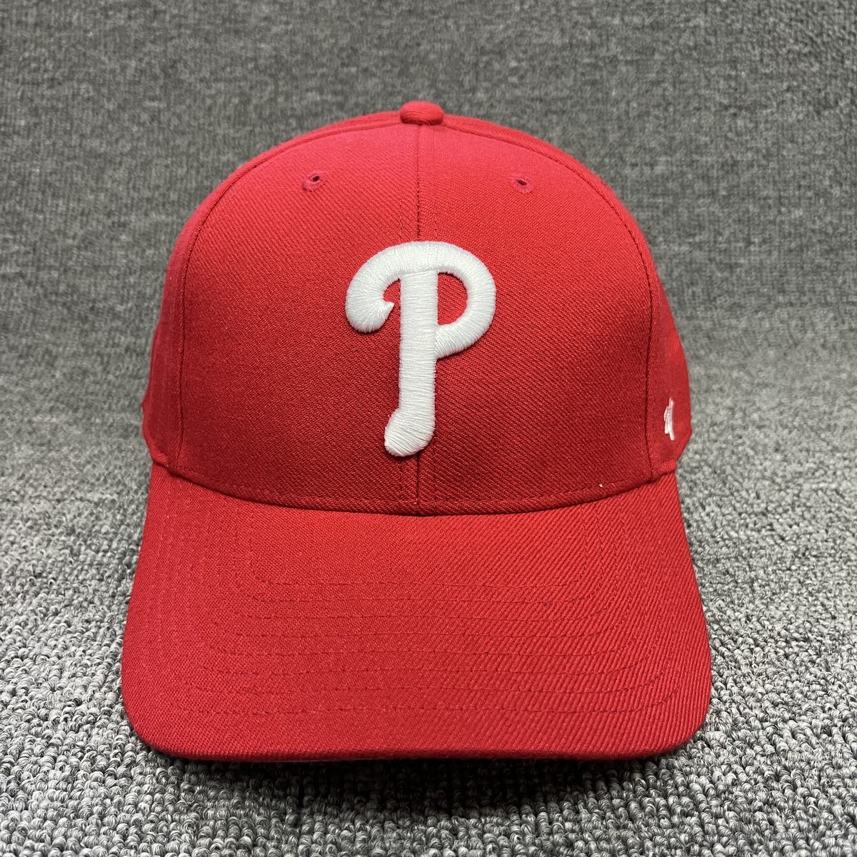 Philadelphia Phillies '47 MVP Red Adjustable Hat Cap White P Logo MLB New