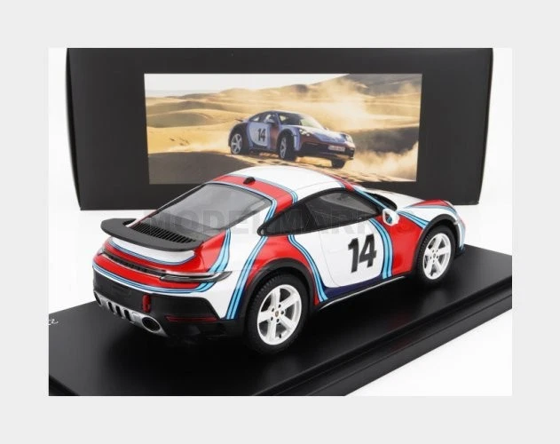 SPARK-MODEL WAP0210030PDKM PORSCHE - 911 992 COUPE MARTINI RACING LIVERY N 14 RA - Immagine 2 di 2