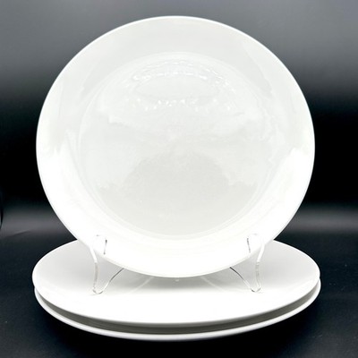 Lot of 3 Maxwell & Williams WHITE BASICS Coupe Dinner Plates 10.75'' Australia