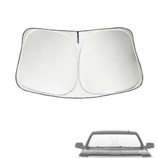 300t Thickened Windshield Sun Shade, Car Sun S, 55  28in Monochrome Silver
