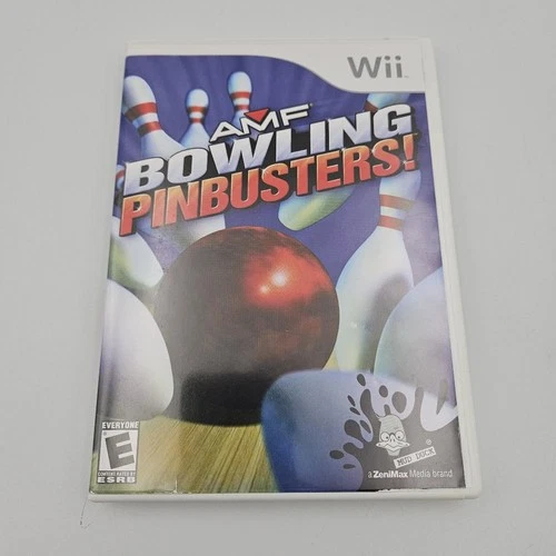 AMF Bowling: Pinbusters (Nintendo Wii, 2007) Complete w/ Manual CIB