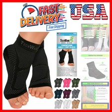 Ankle Brace Compression Sleeve - Plantar Fasciitis Sock. Relieves Achilles Te...