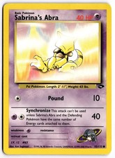 Pokemon TCG Sabrina's Abra (93) 093/132 Gym Challenge Common LP on eBay