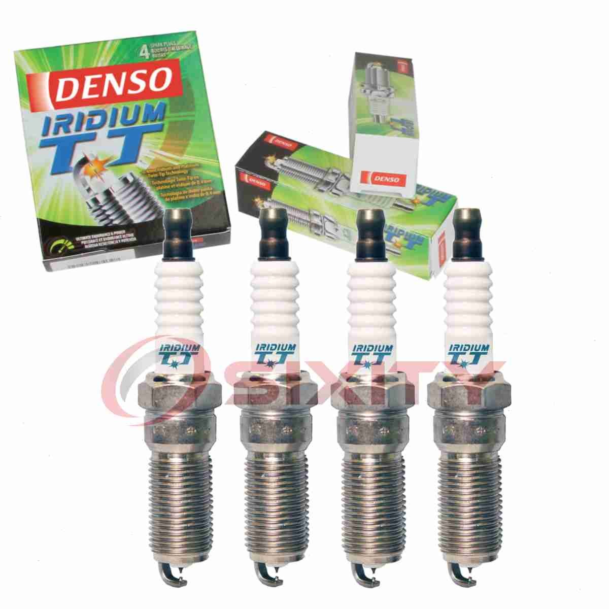 4 pc Denso Iridium TT Spark Plugs for 2006-2013 Mazda 6 2.3L 2.5L L4 zh