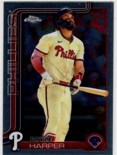 2025 Topps Chrome Baseball Bryce Harper No. 150 Philadelphia Phillies