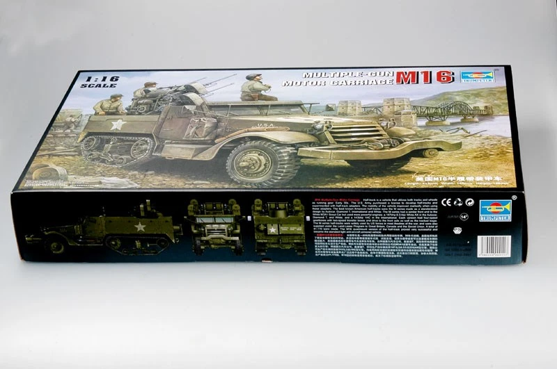 Kit modelo plástico escala 1/16 Trumpeter 911 M16 carro motorizado arma múltipla - Imagem 2 de 4