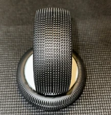 VP Pro 1:8 Buggy Tires(2) VP804U-MLW-RW Turbo Trax Evo (Med. Longwear) (Glued)