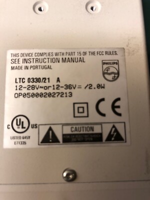 Philips LTC 0330/21 Surveillance Camera. Used