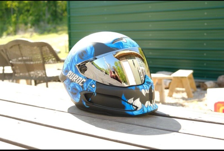 RARE - Ruroc Diablo Azul Limited Edition 3.0 + Shockwave | eBay