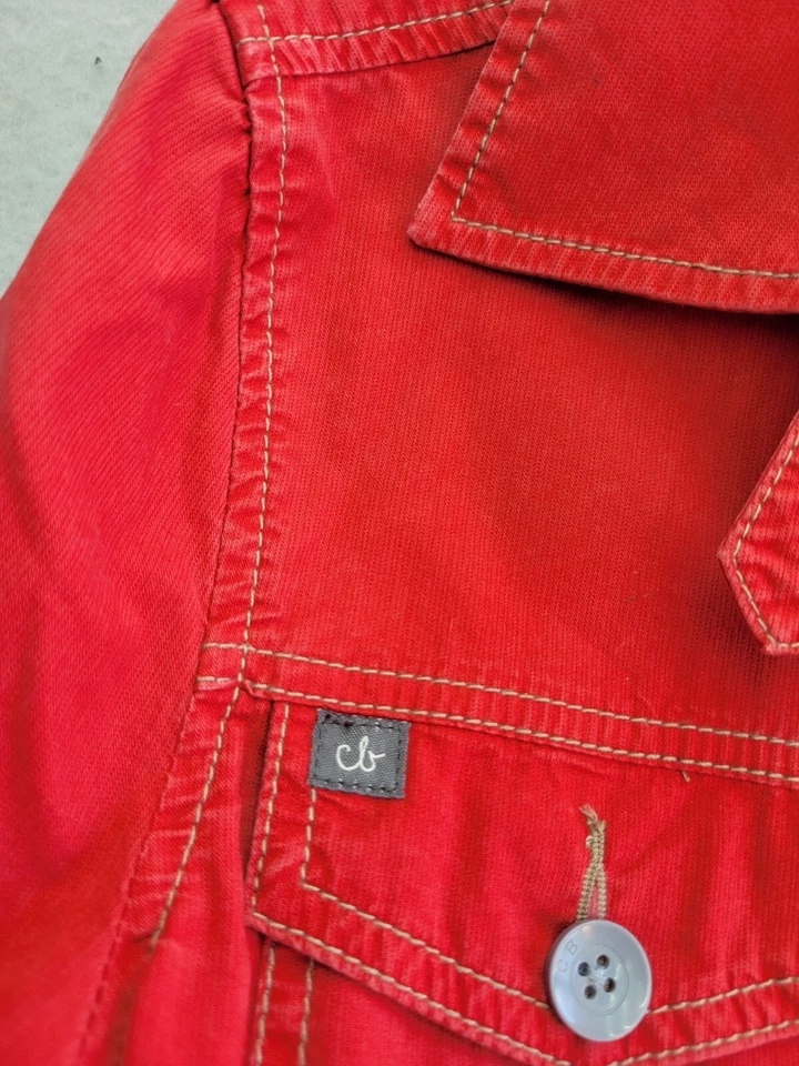 Christopher Blue Womens Jacket Small Red Military - Image 3 of 4