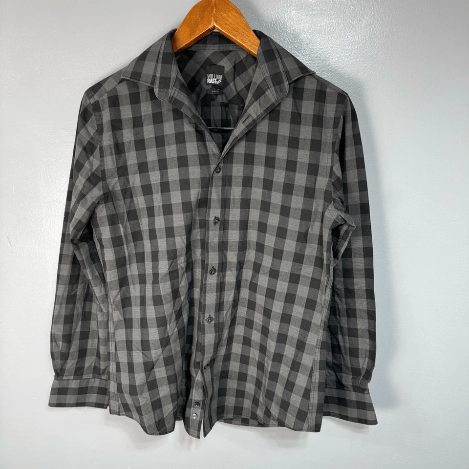 Camisa informal William Rast para hombre talla S a cuadros # E721 Foto 2 de 4