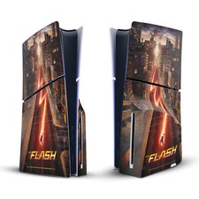 OFFICIAL THE FLASH TV SERIES POSTER VINYL SKIN FOR SONY PS5 SLIM DISC CONSOLE