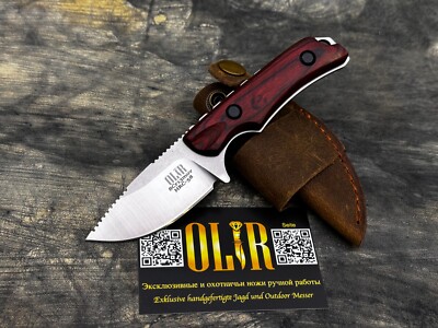 OLIR Russland Jagdmesser Outdoor Messer 8Cr13moV Stahl Rostfrei Full Tang HRC-58