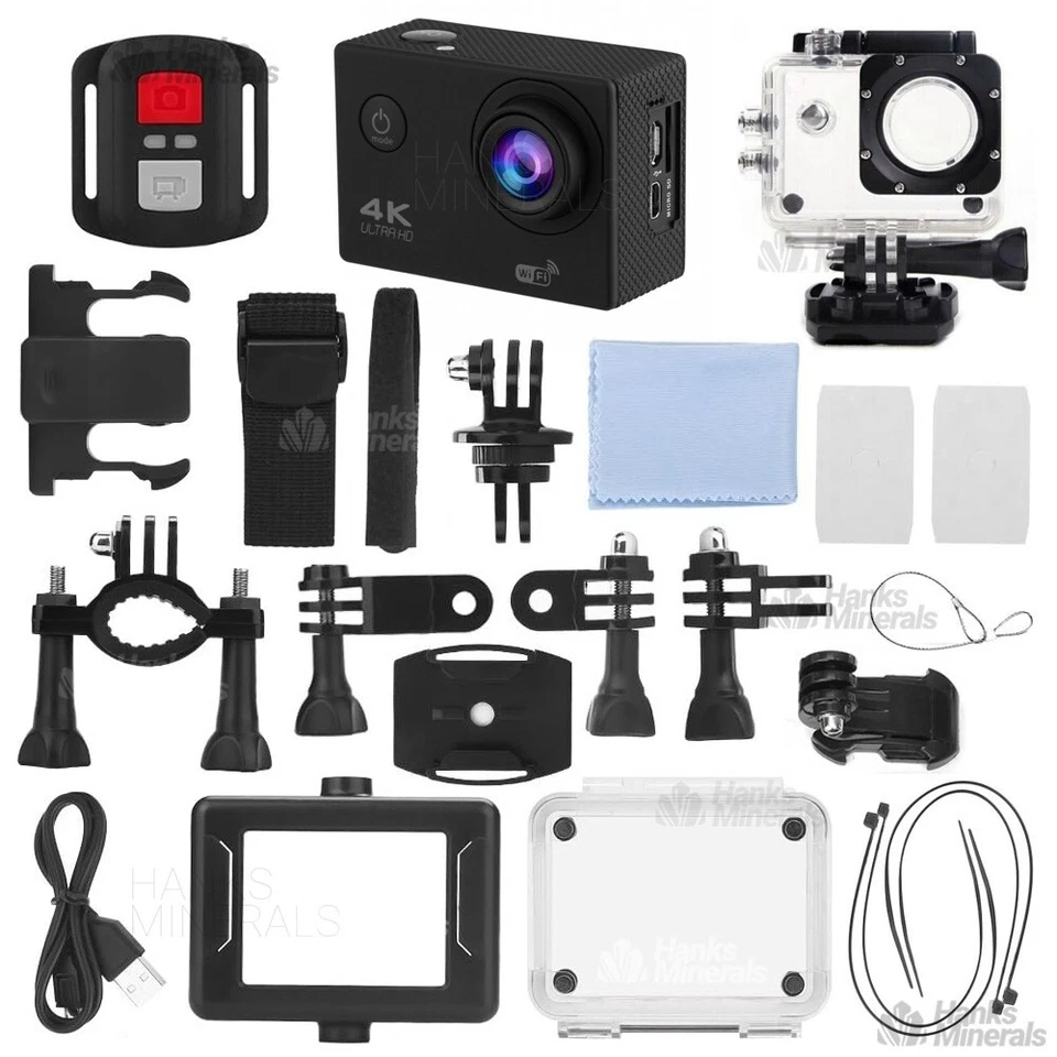 4K Action Camera Sport Video Waterproof Wifi 1080P HD Cam 170° Remote For Go Pro - Image 2 of 4