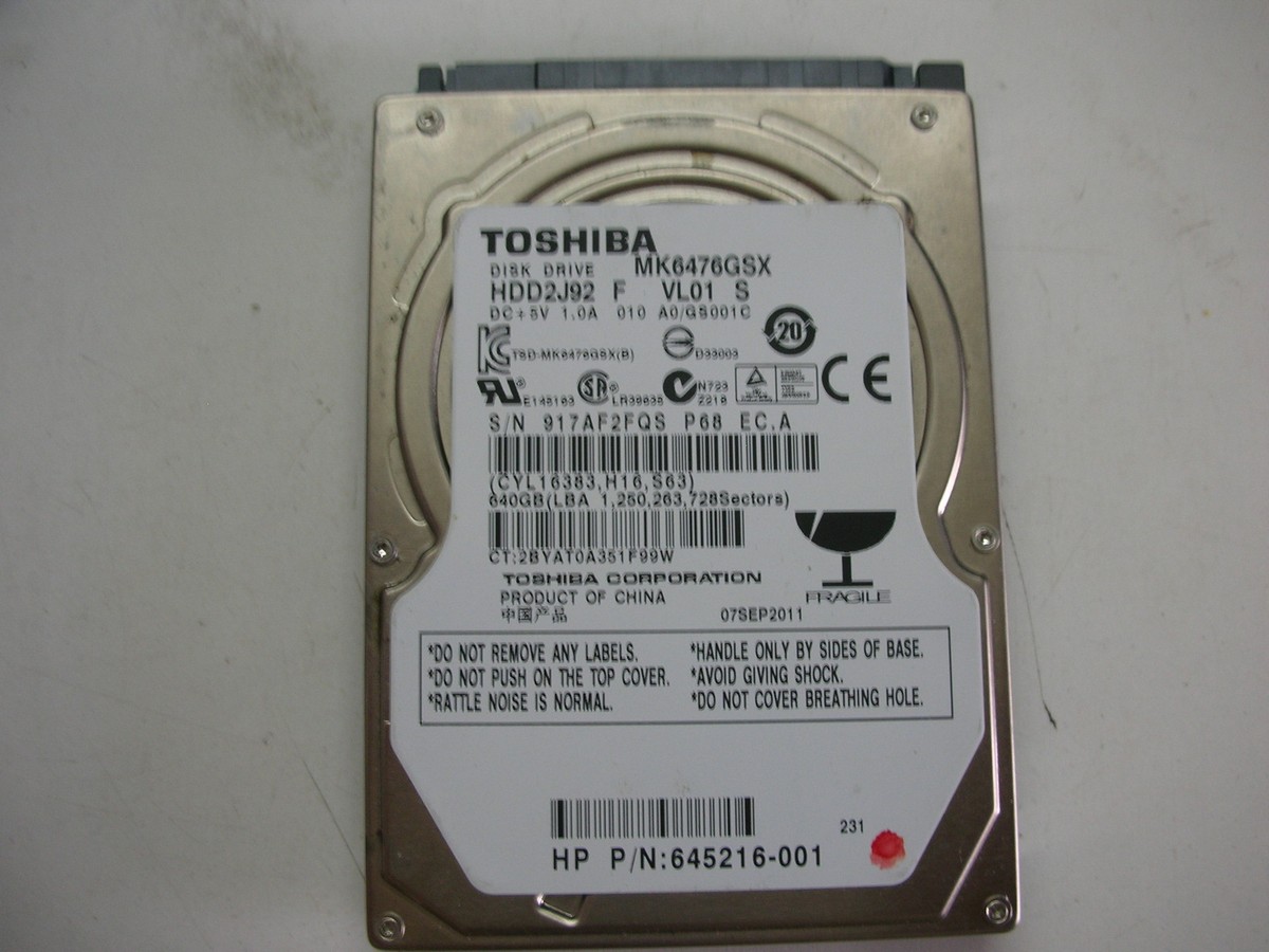 640GB MK6476GSX 5400rpm SATA2 8MB Notebook Hard Drive 2.5 Inch Cache Interface [並行輸入品] Amazon.com: 640GB MK6476GSX 5400rpm SATA2 8MB Notebook Hard