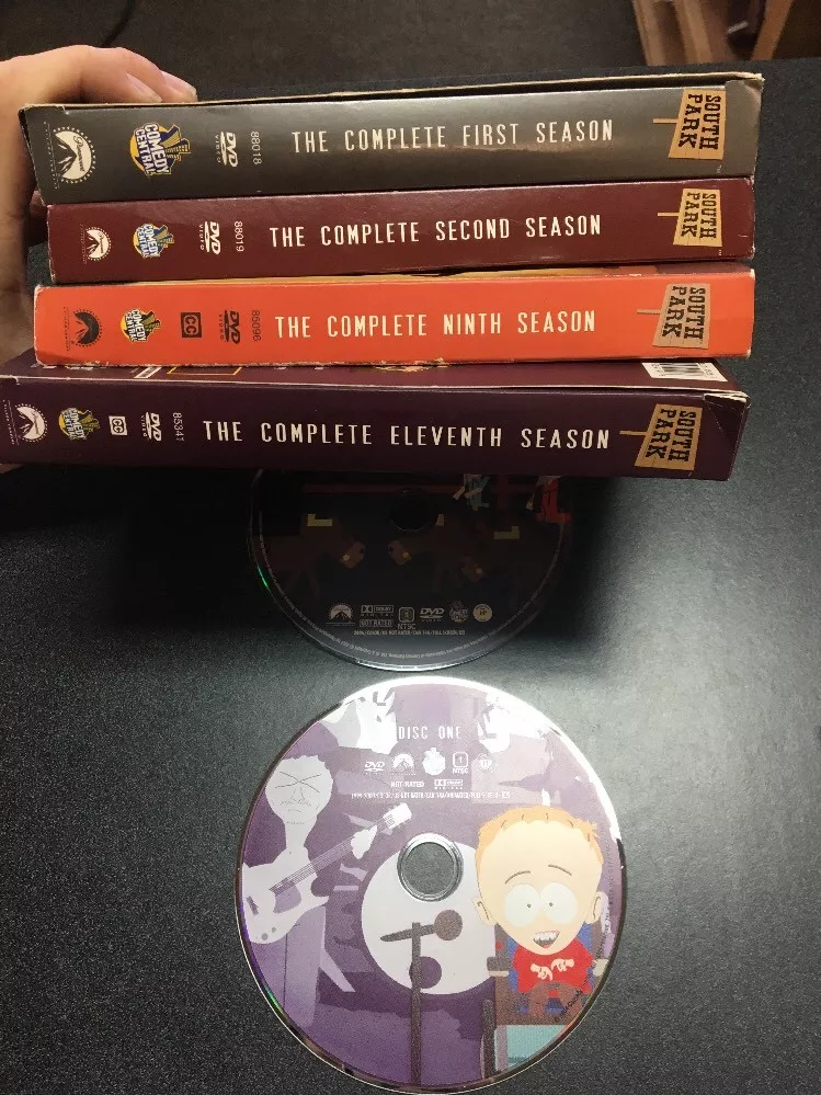 South Park - DVD's - LOT of Seasons 1 2 9 11 Plus Extras B51