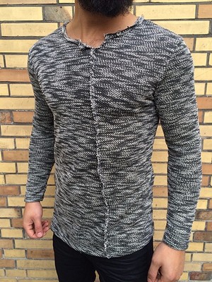 MUST HAVE HEAVY DESTROYED HANDMADE LONGSHIRT PARTYSHIRT LONGSLEEVE VIP THE TREND