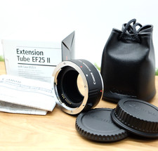 Canon Extension Tube EF25 II for EF EOS Black W/ Box Japan [Top Mint] #1198