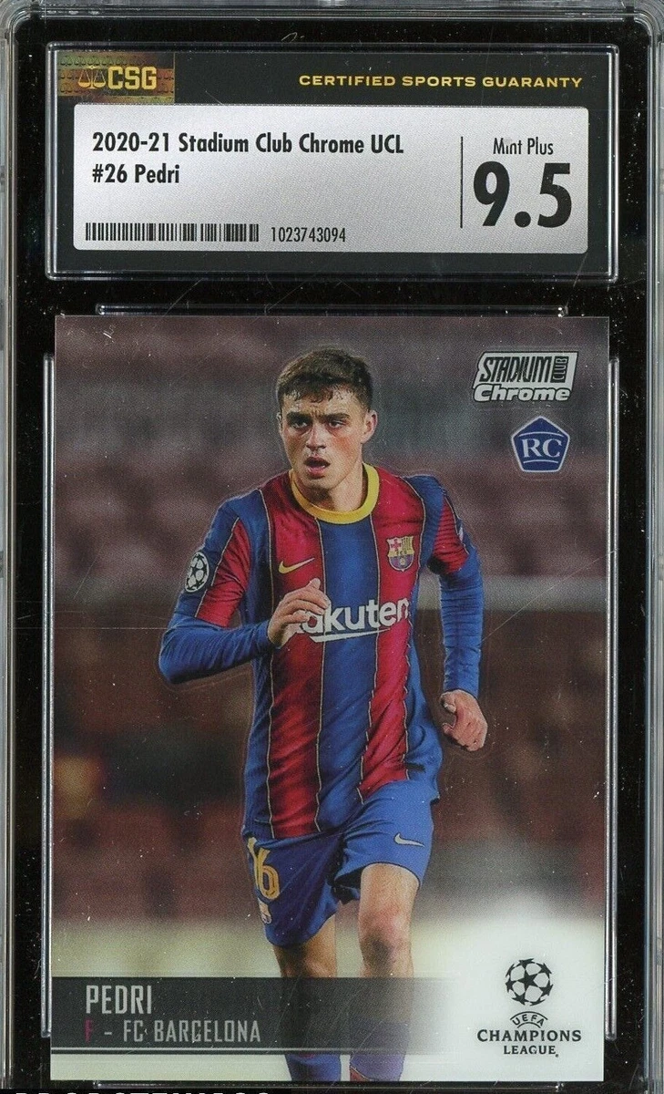 2020-21 Topps Stadium Club Chrome UCL Pedri #26 for sale | eBay